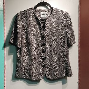 Leslie Fay printed jacket